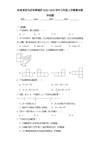 河南省驻马店市驿城区2023-2024学年七年级上学期期末数学试题