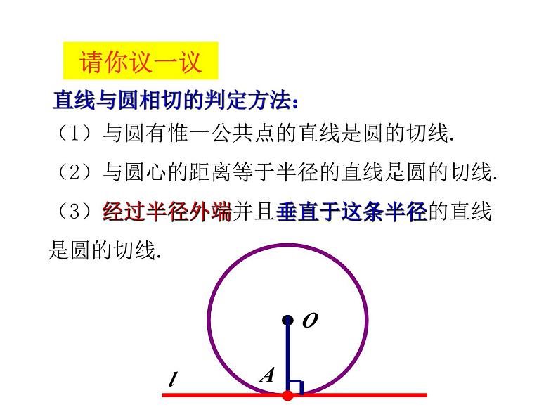 2.5.2 直线与圆的位置关系（第2课时） 苏科版数学九年级上册课件05