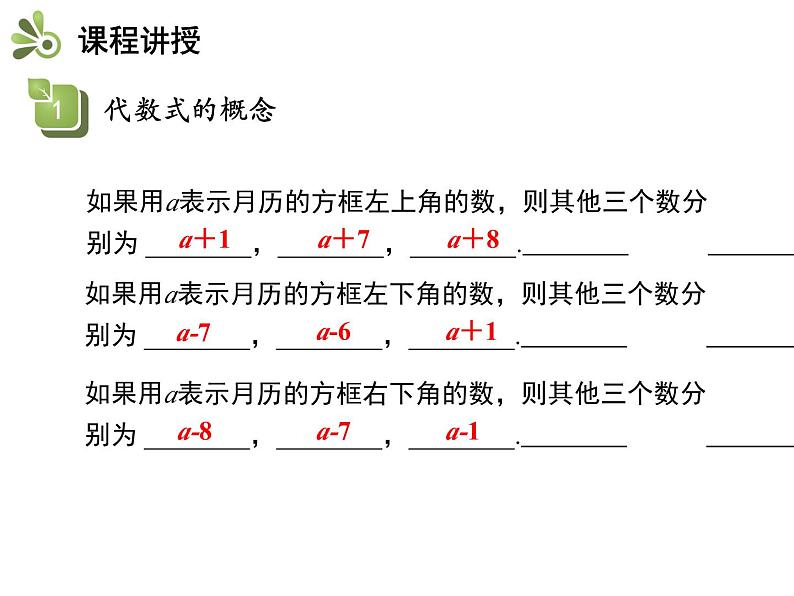 3.2 代数式 苏科版数学七年级上册教学课件第5页