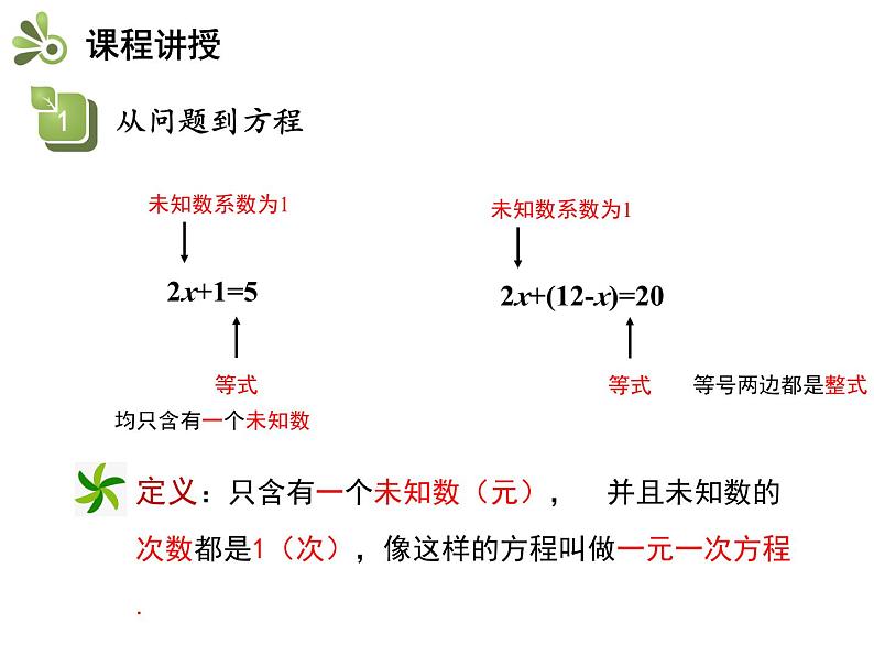 4.1 从问题到方程 苏科版七年级上册数学教学课件07