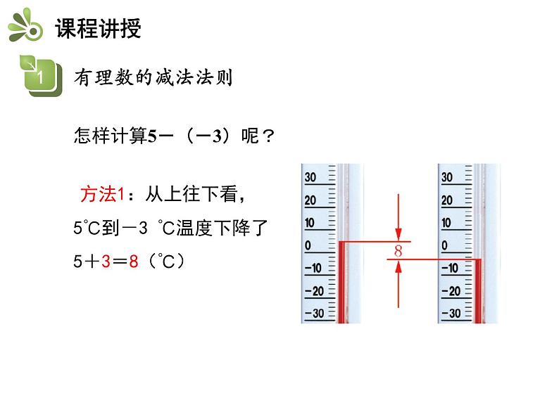 2.5.3 有理数的减法法则 苏科版七年级数学上册教学课件05