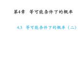 4.3 等可能条件下的概率二 苏科版数学九年级上册教学课件