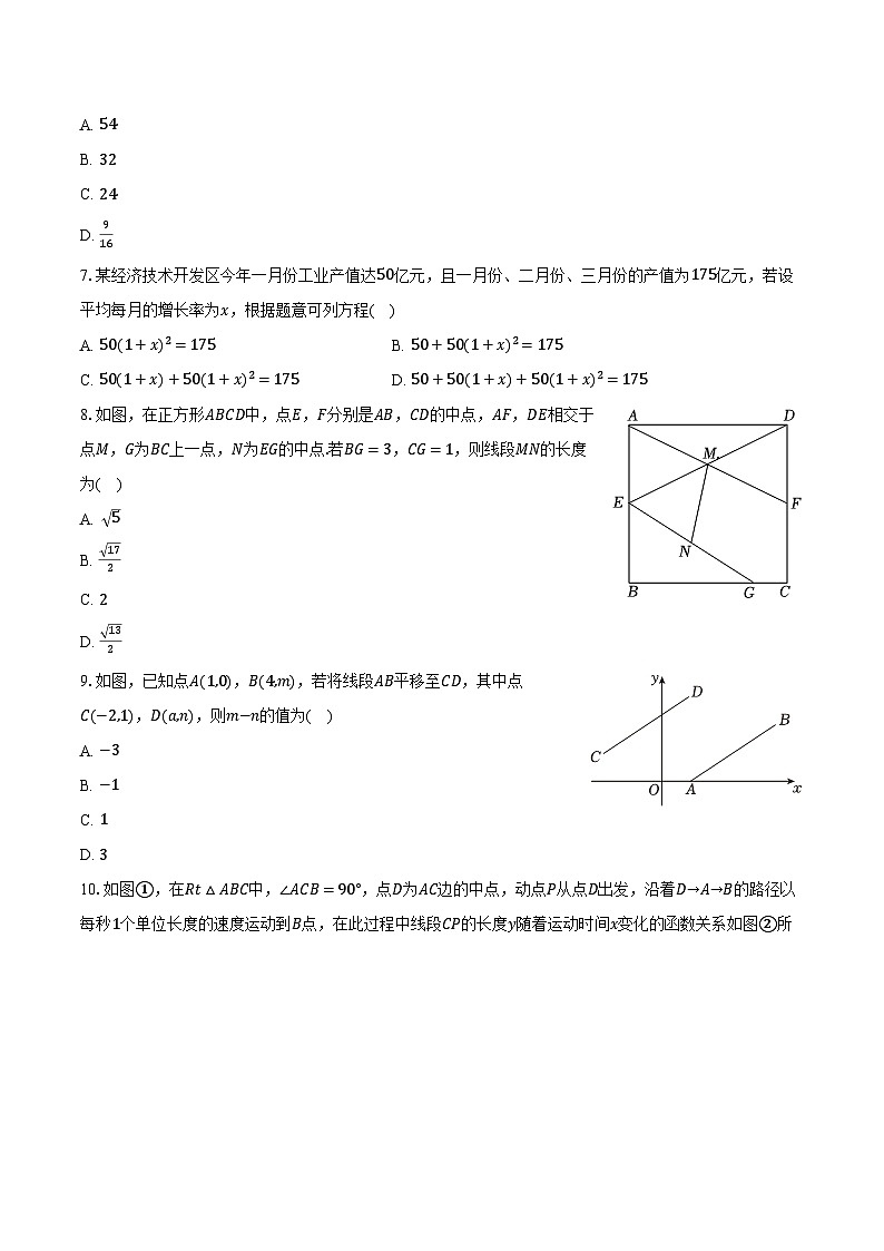 2023-2024学年河南省南阳市方城县九年级（上）期末数学试卷（含解析）02