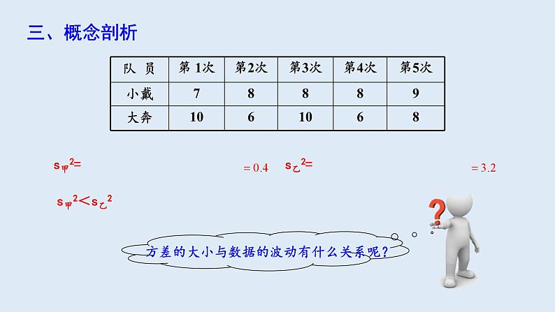 20.2 数据的波动程度 第1课时  课件 2023-2024学年初中数学人教版八年级下册第6页