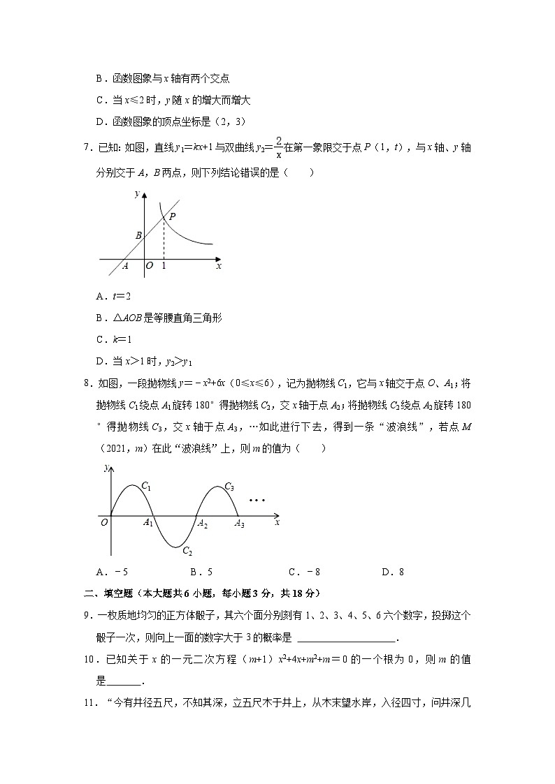 山东省菏泽市鄄城县2023-2024学年九年级上学期期末数学试卷第2页