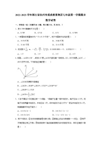 浙江省杭州市观成教育集团2022-2023学年七年级上学期期末数学试卷