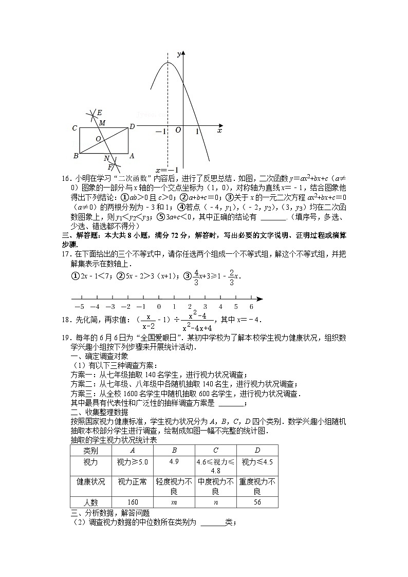 2022年山东省枣庄市中考数学试卷第3页