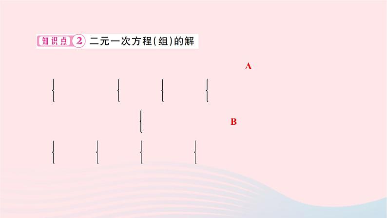 2024七年级数学下册第八章二元一次方程组8.1二元一次方程组作业课件新版新人教版05