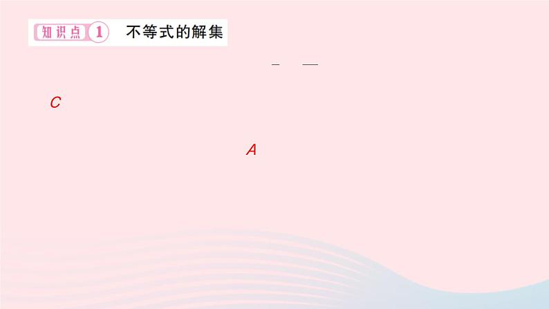 2024七年级数学下册第8章一元一次不等式8.2解一元一次不等式8.2.1　不等式的解集作业课件新版华东师大版03