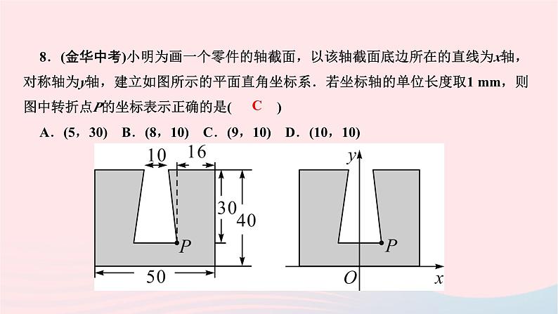 2024七年级数学下册第七章平面直角坐标系单元复习作业课件新版新人教版第8页