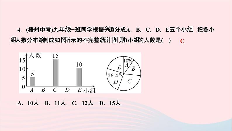 2024七年级数学下册第十章数据的收集整理与描述周周练七作业课件新版新人教版05