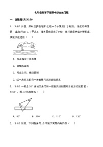 广东省汕尾市陆丰市上英中学2022--2023学年七年级数学下册期中练习题