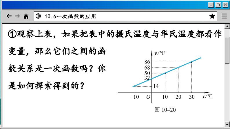 青岛数学8年级下册 10.6一次函数的应用 PPT课件04