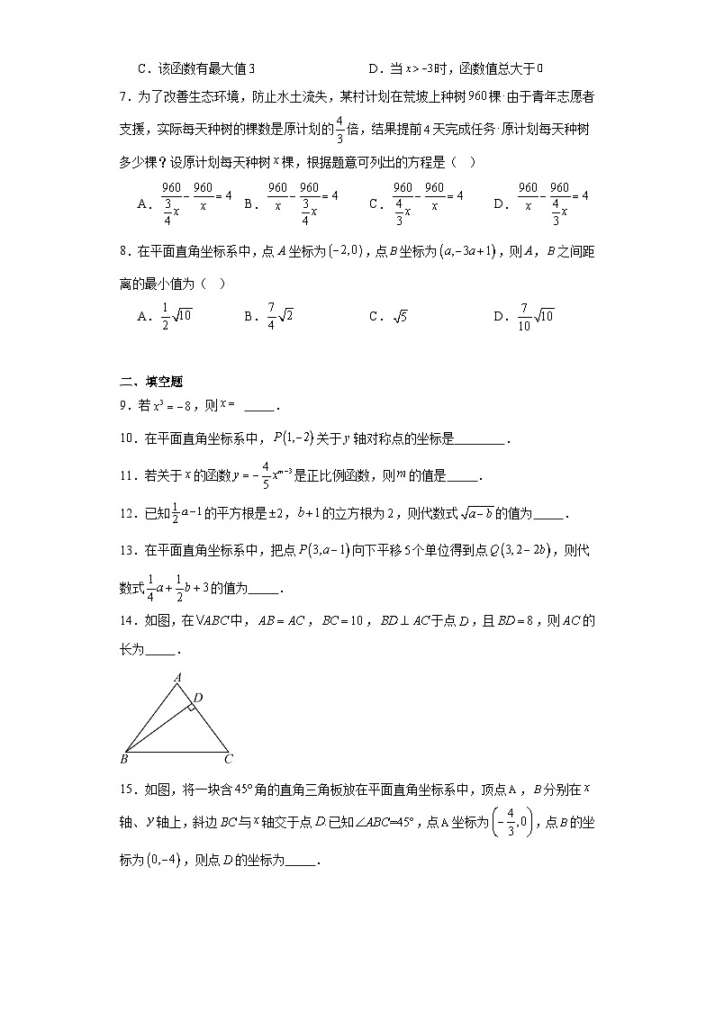 江苏省苏州市昆山市、太仓市、常熟市、张家港市2023-2024学年八年级上学期期末数学试题02