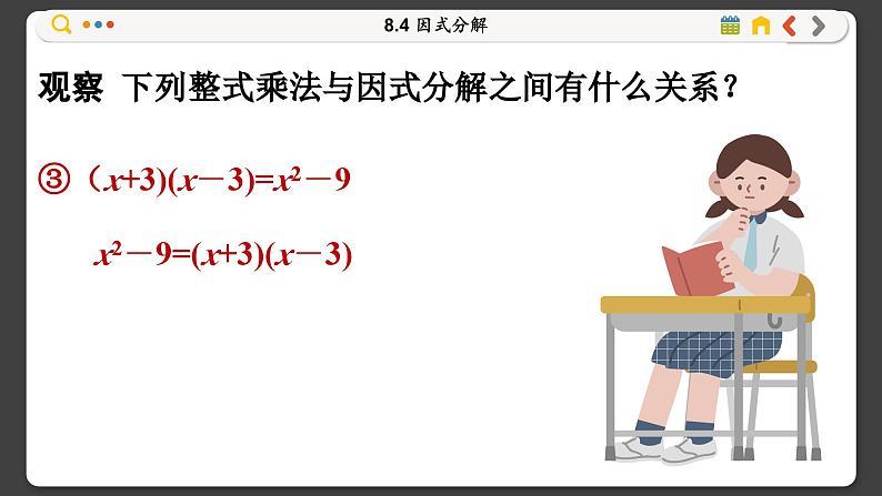 沪科数学七年级下册 8.4 因式分解 PPT课件第6页