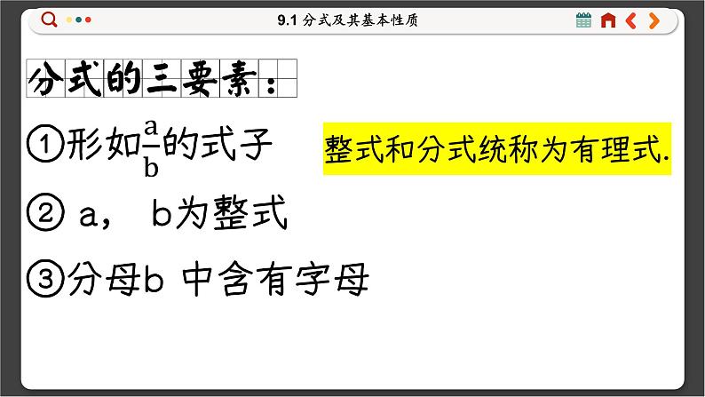 沪科数学七年级下册 9.1 分式及其基本性质 PPT课件第6页