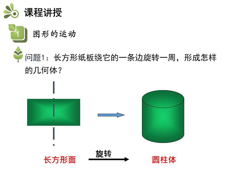 5.2 图形的运动 苏科版数学七年级上册教学课件04