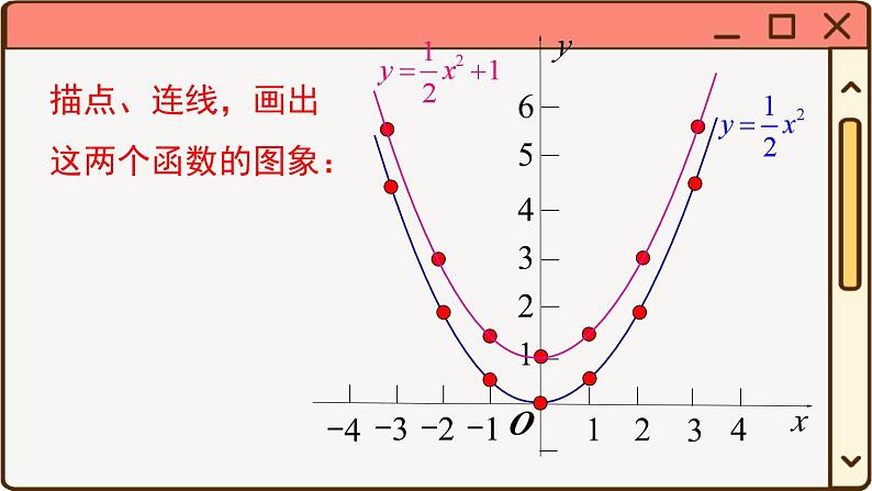 华师大数学九年级下册 26.2.2 第1课时  二次函数y=ax2+k的图象与性质 PPT课件06