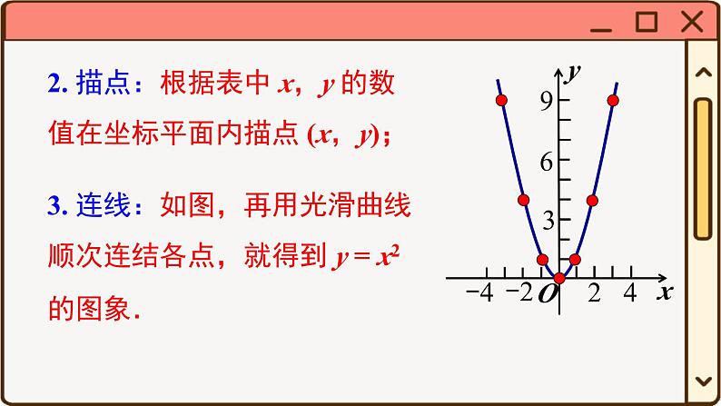 华师大数学九年级下册 26.2.1 二次函数y=ax2的图象与性质 PPT课件第4页