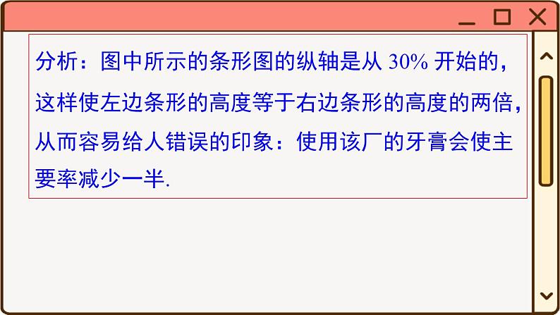 华师大数学九年级下册 28.3.2 容易误导读者的统计图 PPT课件第4页