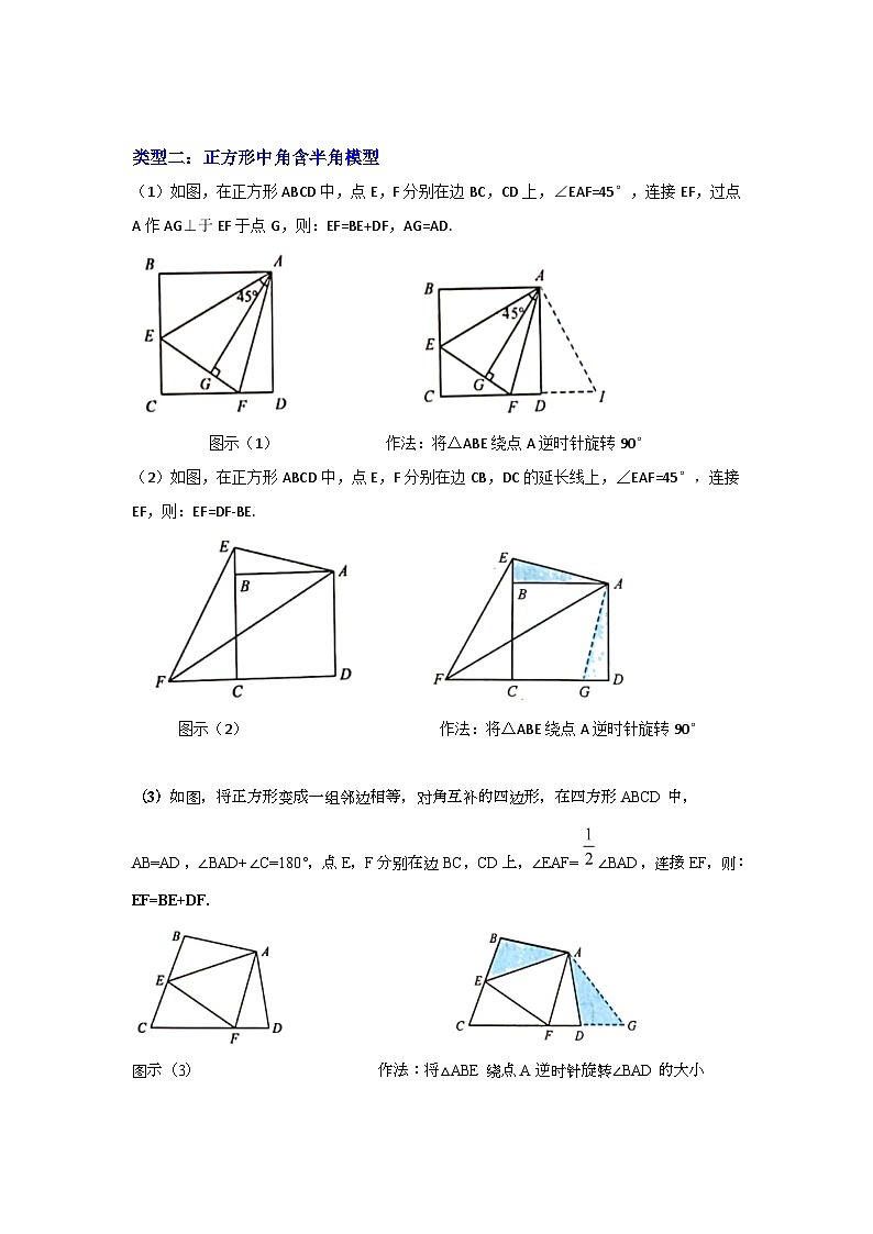 2024年中考数学专题训练 专题06 半角模型综合应用（知识解读）02