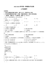 河南省周口市淮阳区淮阳中学2023-2024学年九年级上学期期末数学试题