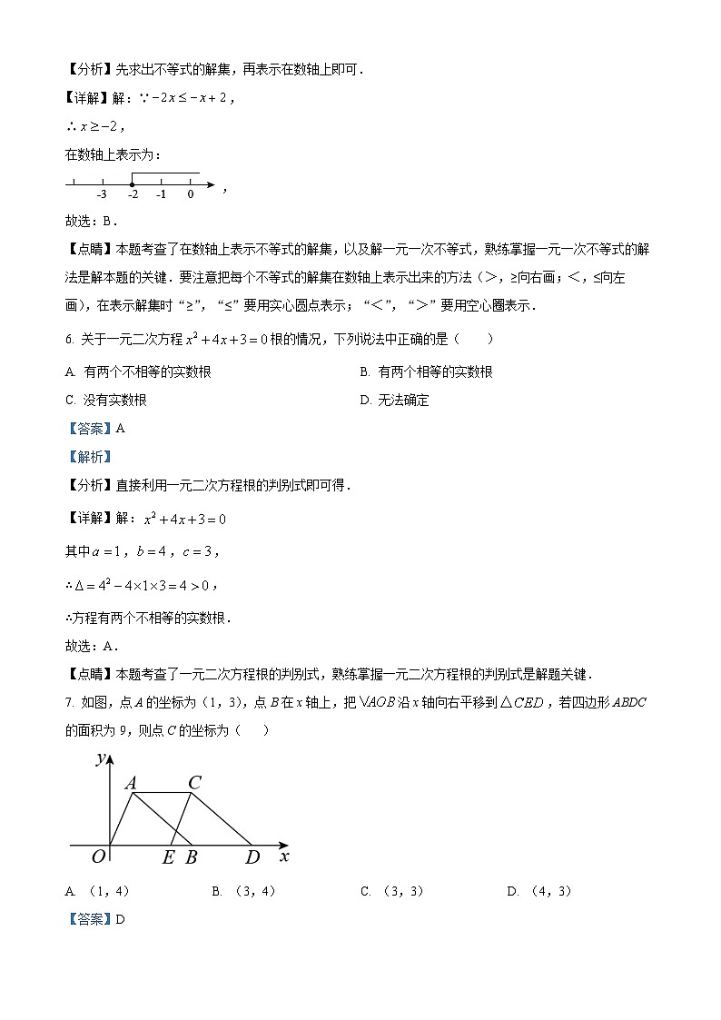 09，广东省深圳市翠园文锦中学2023-2024 学年九年级下学期月考数学试题03