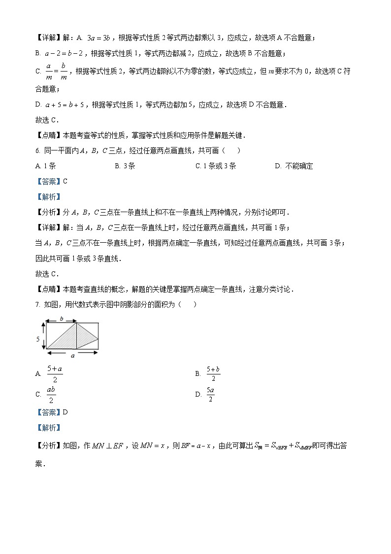 54，湖南省张家界市桑植县2023-2024学年七年级上学期期末数学试题03