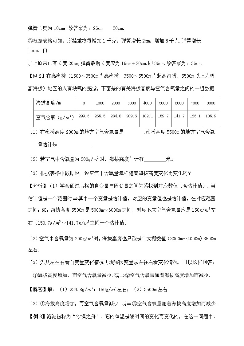 【精选备课】北师大版数学七年级下册 3.1《用表格表示的变量间关系》（教案+课件+学案+练习）02