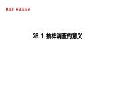 28.1 抽樣調(diào)查的意義 華師大版數(shù)學(xué)九年級(jí)下冊(cè)導(dǎo)學(xué)課件