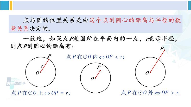 华东师大版九年级数学下册 第27章 圆1.点与圆的位置关系（课件）第5页