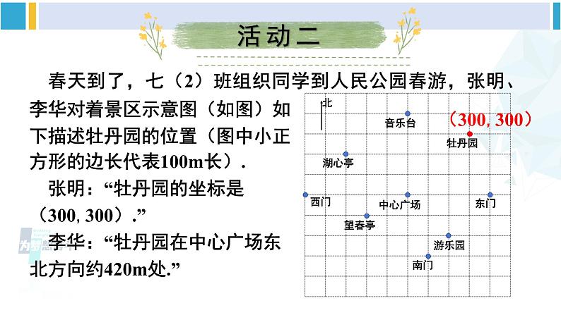 人教版七年级数学下册 第七章 平面直角坐标系数学活动（课件）第7页