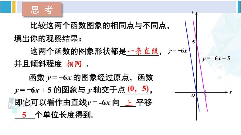 人教版八年级数学下册 第十九章 一次函数第二课时 一次函数的图象与性质（课件）第4页