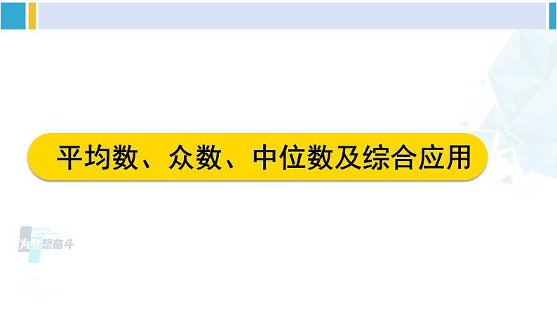 人教版八年级数学下册 第二十章 数据的分析整理与复习（课件）第3页