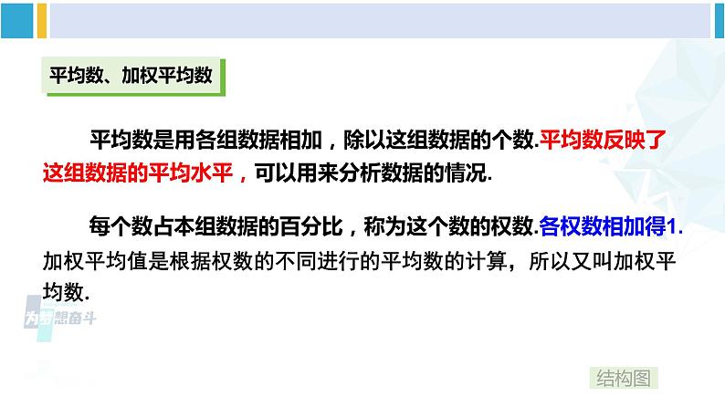 湘教版七年级数学下册 第6章 数据的分析  小结与复习（课件）第3页