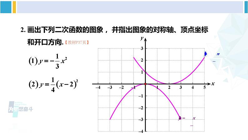 湘教版九年级数学下册 第1章 二次函数复习题1（课件）第3页