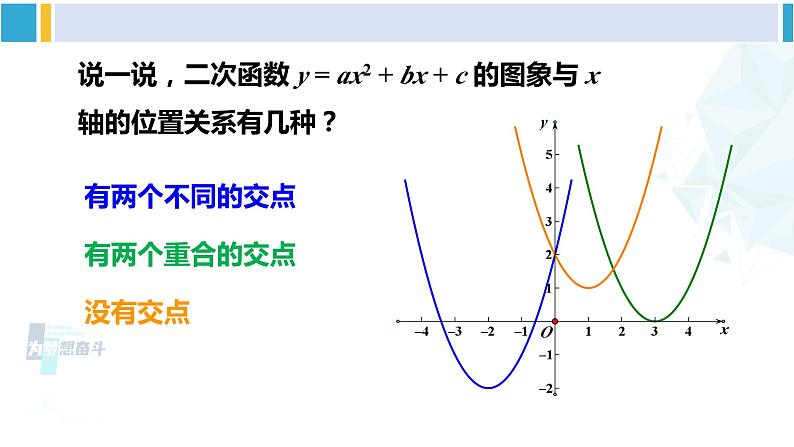 湘教版九年级数学下册 第1章 二次函数1.4 二次函数与一元二次方程的联系（课件）第7页