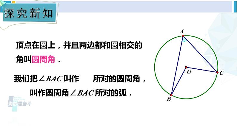 湘教版九年级数学下册 第2章 圆 第1课时 圆周角（1）（课件）03