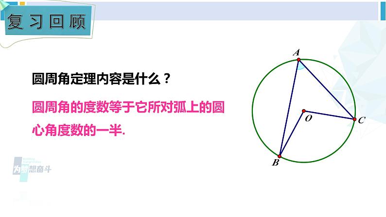 湘教版九年级数学下册 第2章 圆 第2课时 圆周角（2）（课件）第2页