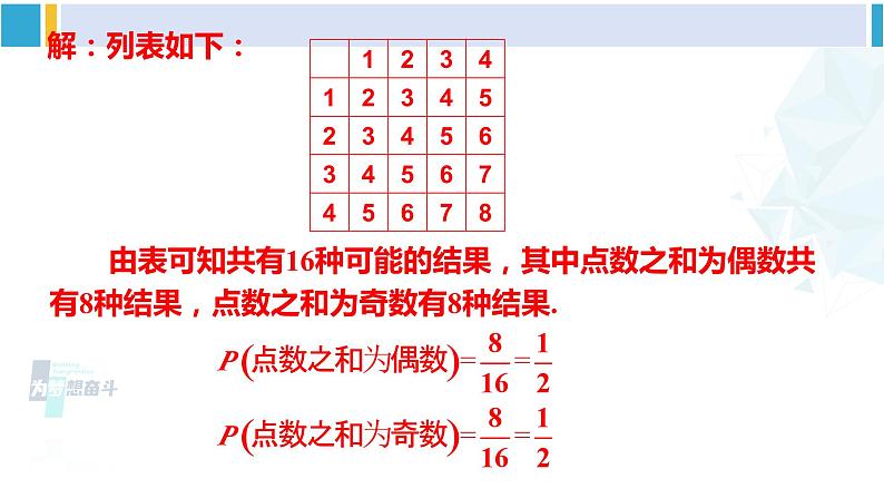 湘教版九年级数学下册 第4章 概率 习题4.2（课件）第7页