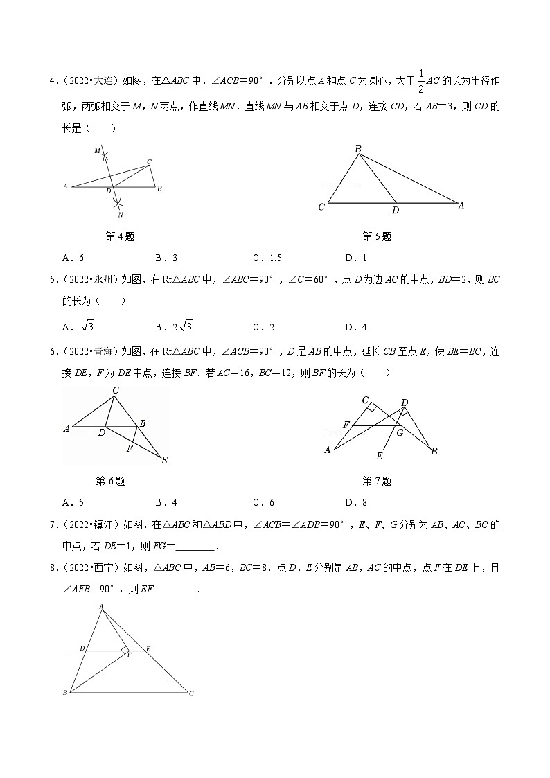专题21 直角三角形篇-备考2024年中考数学考点总结+题型专训（全国通用）02