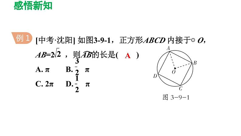 3.9 弧长及扇形的面积 北师大版数学九年级下册导学课件05