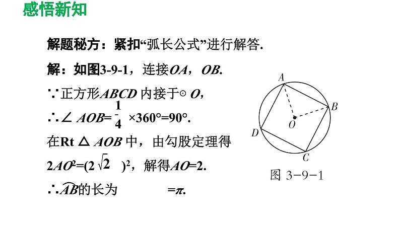 3.9 弧长及扇形的面积 北师大版数学九年级下册导学课件06