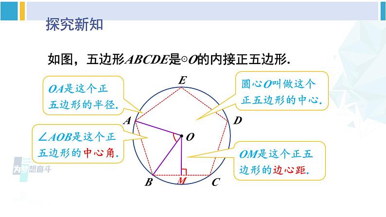 北师大版九年级数学下册 第三章 圆 8 圆内接正多边形（课件）第5页