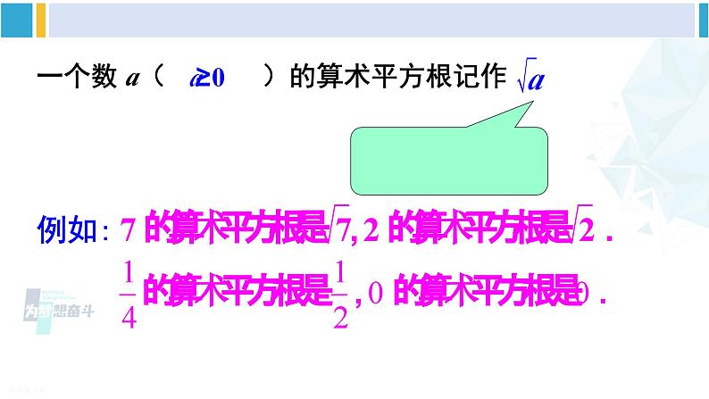 沪科版七年级数学下册 第6章 实数第2课时 算数平方根（课件）第4页