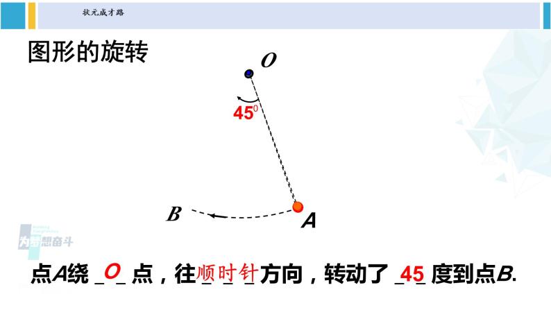 沪科版九年级数学下册 第24章 圆 第1课时 旋转、旋转对称图形（课件）03