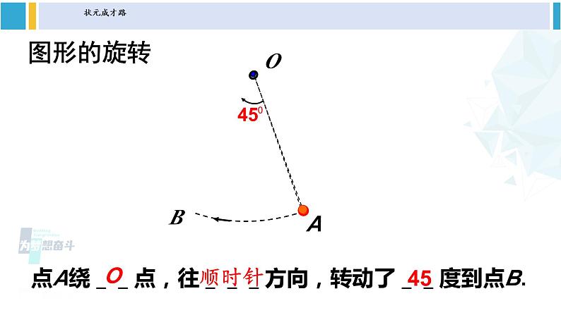 沪科版九年级数学下册 第24章 圆 第1课时 旋转、旋转对称图形（课件）第3页