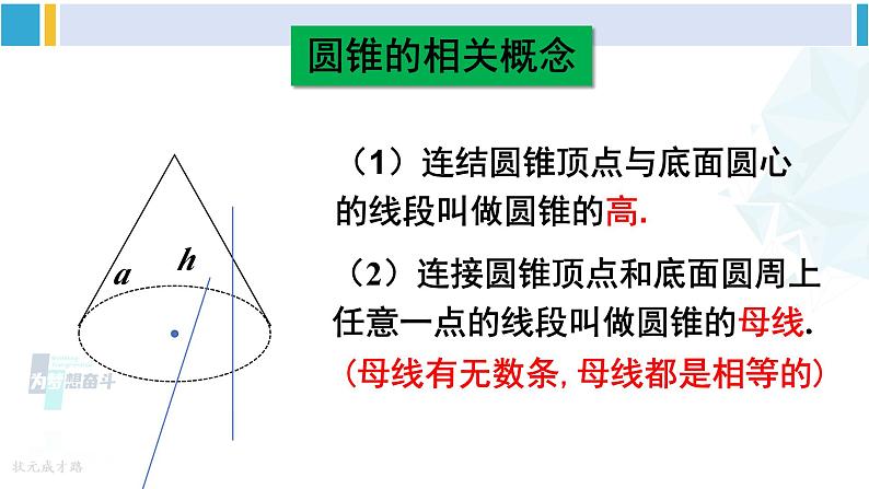 沪科版九年级数学下册 第24章 圆 第2课时 圆锥的侧面展开图（课件）第4页