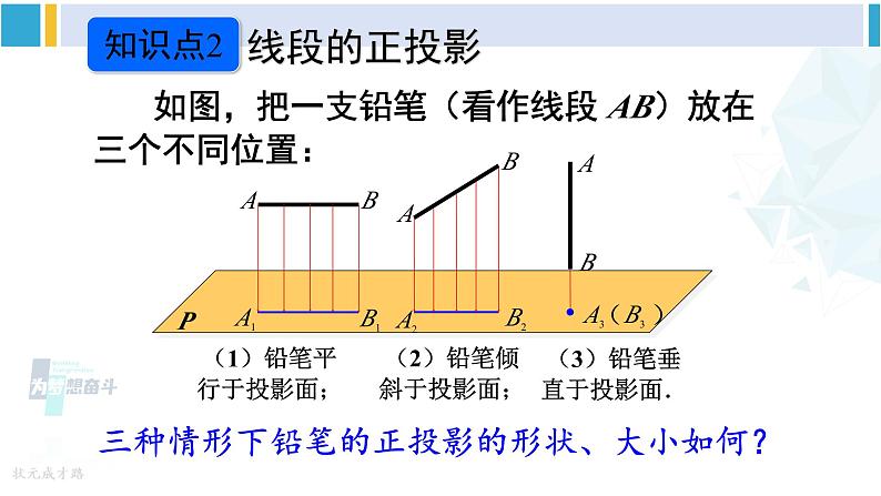 沪科版九年级数学下册 第25章 投影与视图 第2课时 正投影（课件）第4页