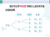 沪科版九年级数学下册 第26章 概率初步 第2课时 用“树状图”或“列表法”求概率（课件）